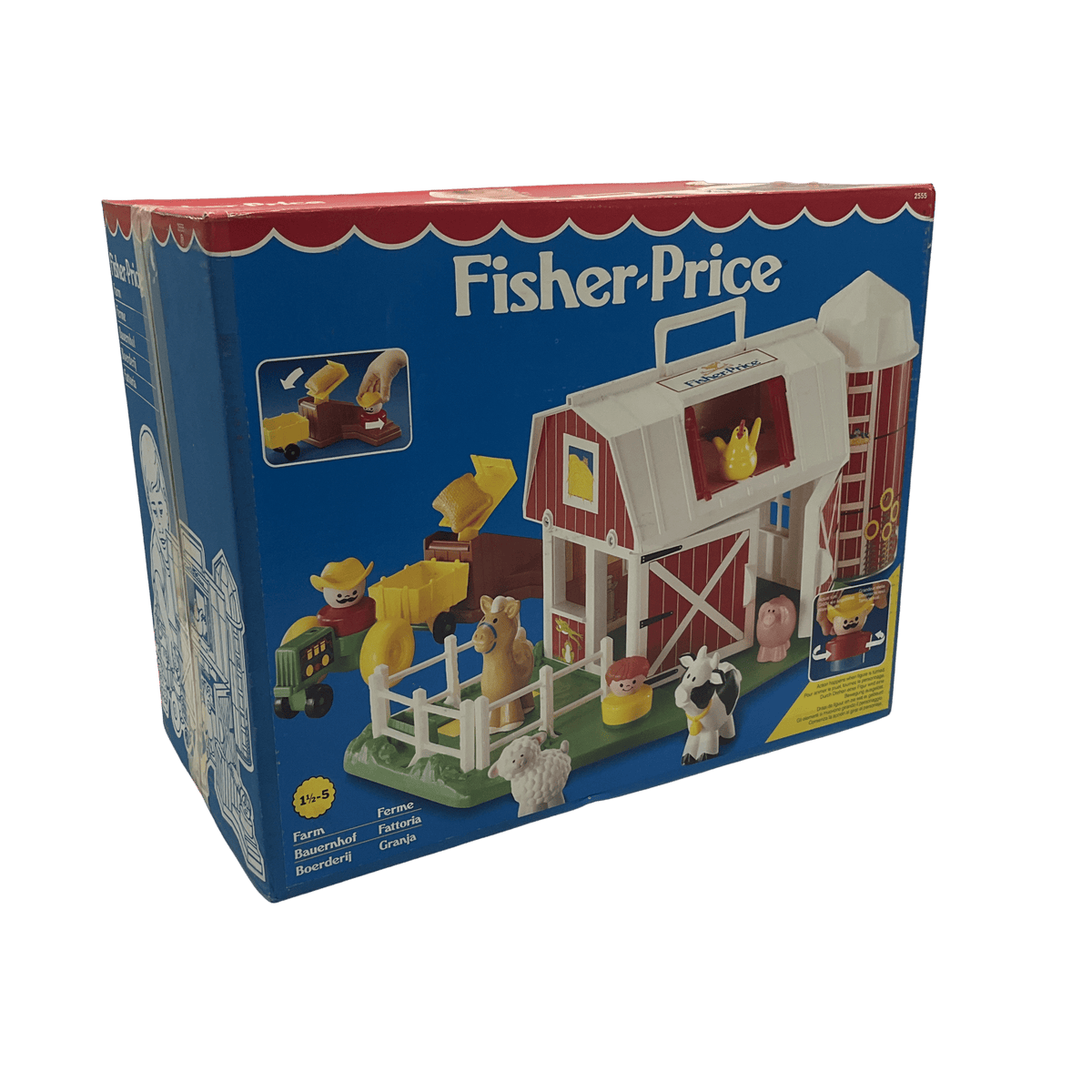 Fisher price, playskool, blue hotsell box vintage