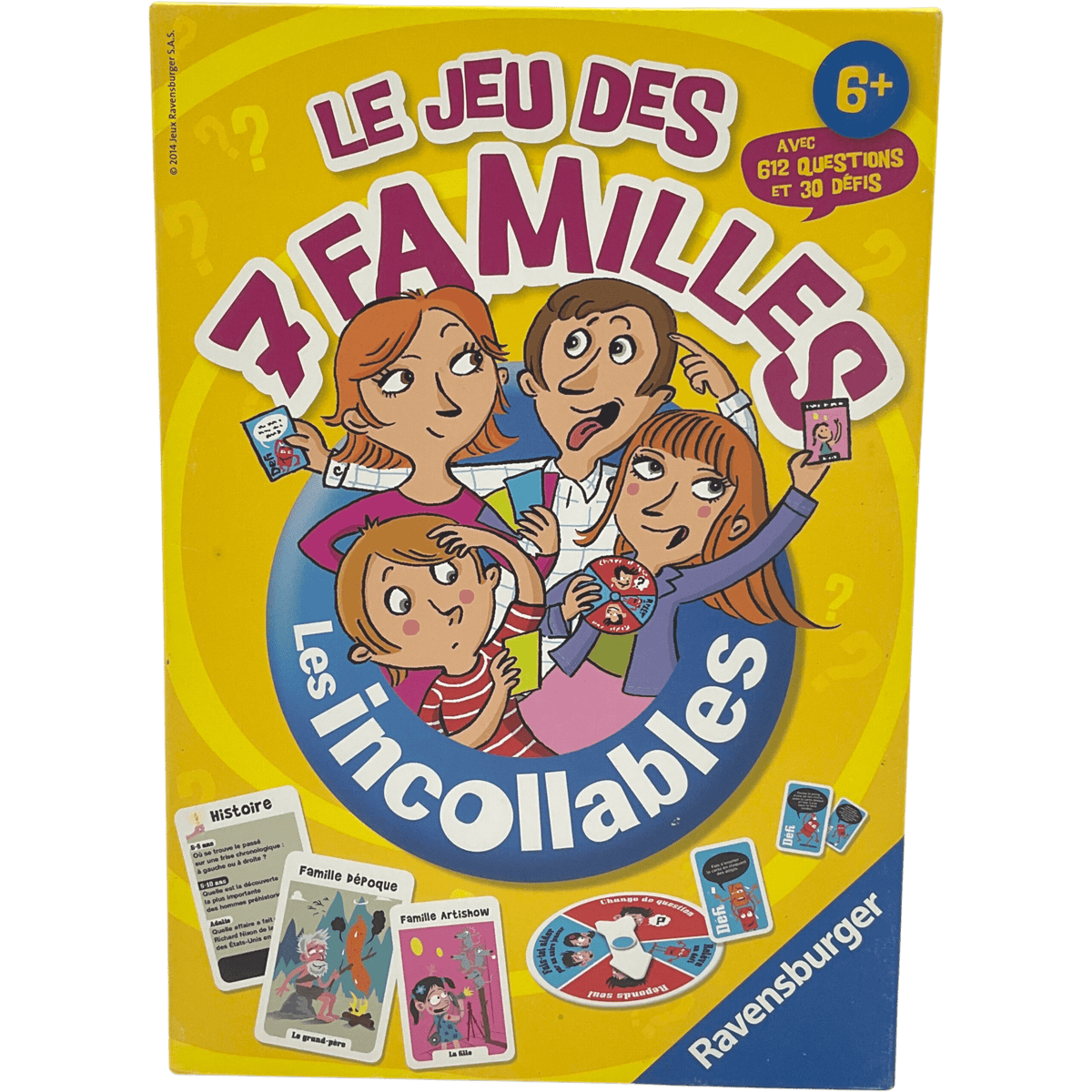 Le Jeu Des 7 Familles - Les Incollables Ravensburger D'occasion - KIDIBAM