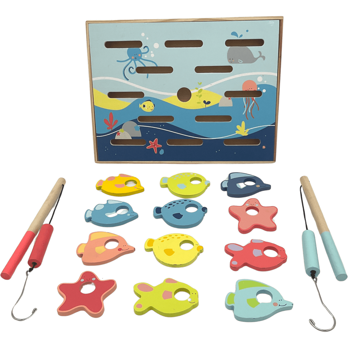 P??che a la ligne en bois Vertbaudet d'occasion - KIDIBAM