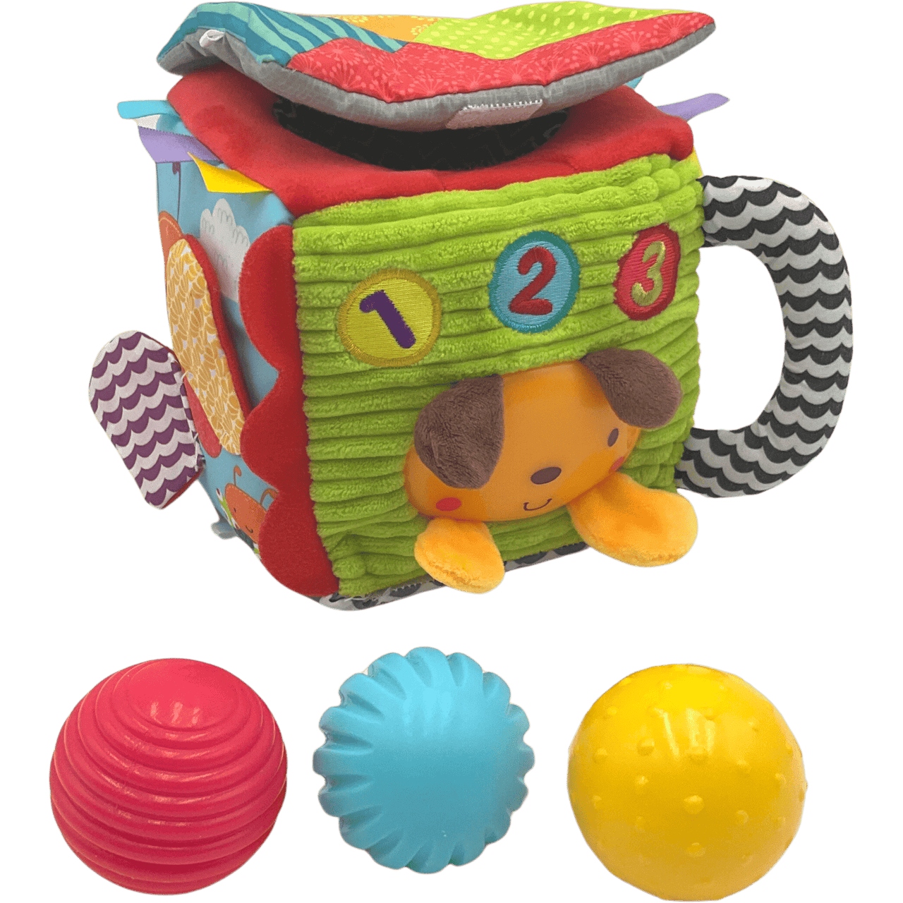 1-2-3 cubes en peluche - KIDIBAM