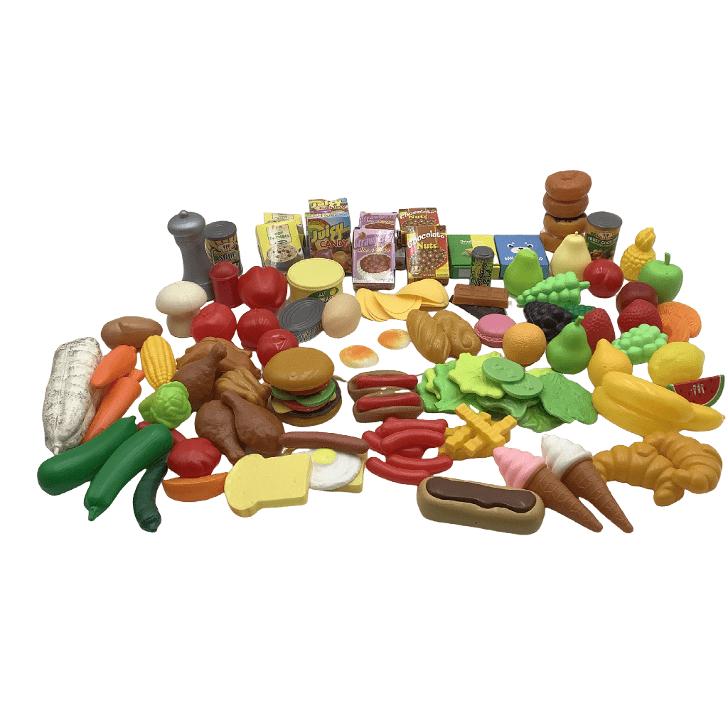128 aliments pour dinette - KIDIBAM