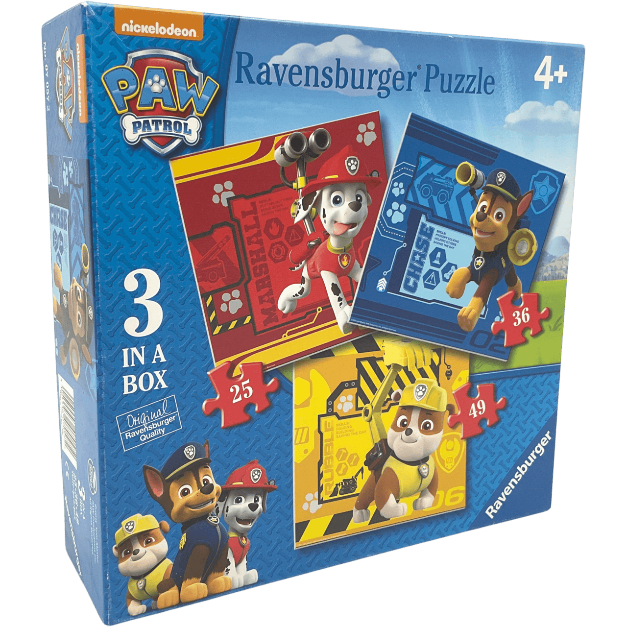 3 puzzles Pat'Patrouille 25X36X49 pièces - KIDIBAM