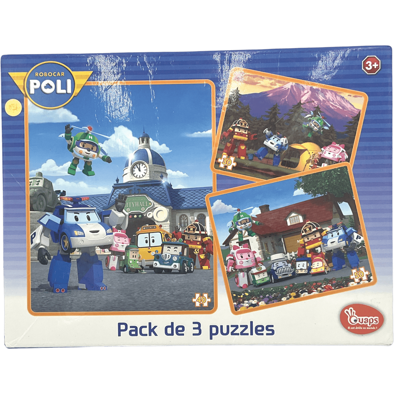 3 Puzzles Robocar - KIDIBAM