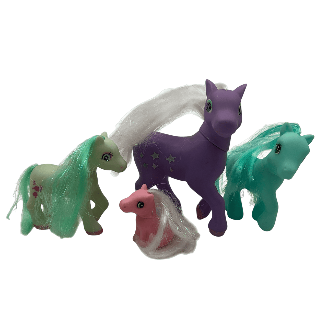 4 figurines poneys magiques - KIDIBAM