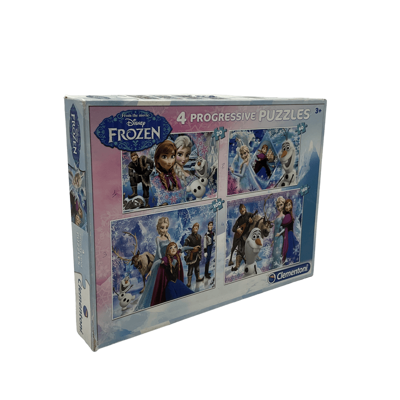 4 puzzles 20X60X100X180 pièces Reine des Neiges Disney - KIDIBAM