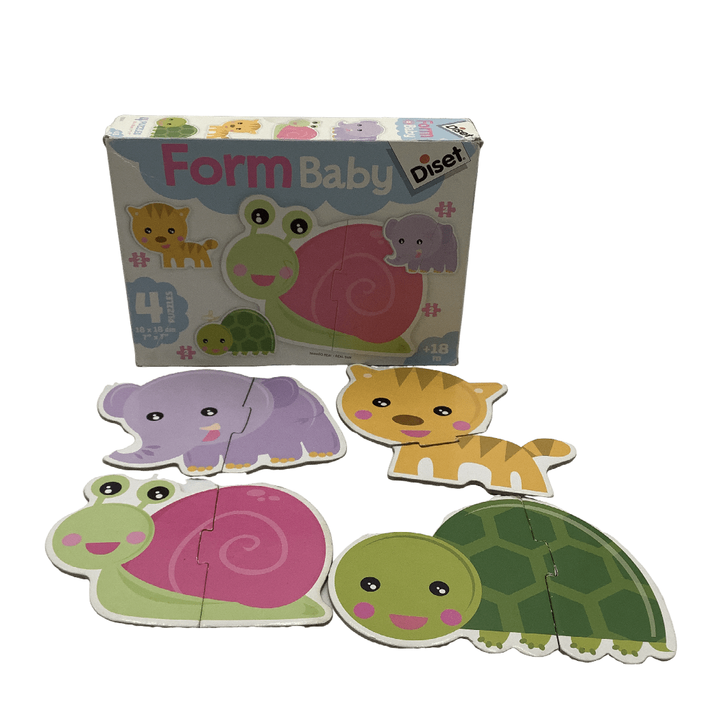 4 Puzzles de 2 pièces - Form Baby - KIDIBAM