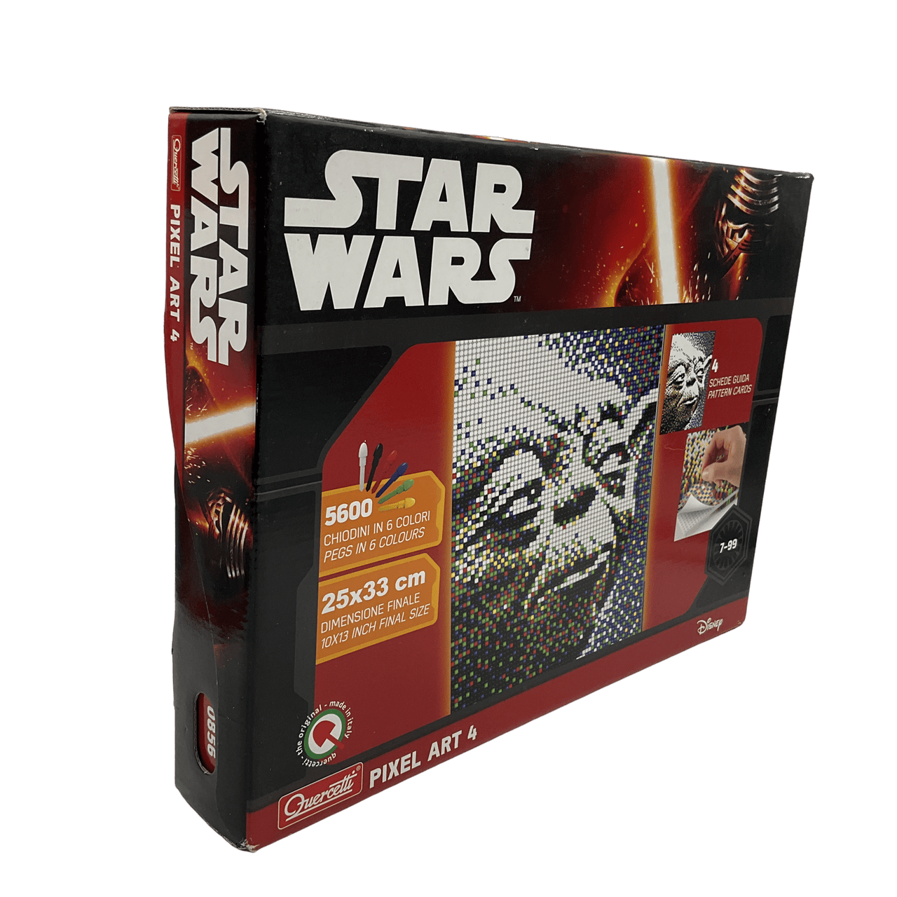 4 Tableaux Pixel Art Yoda Stars Wars 5600 boutons - KIDIBAM