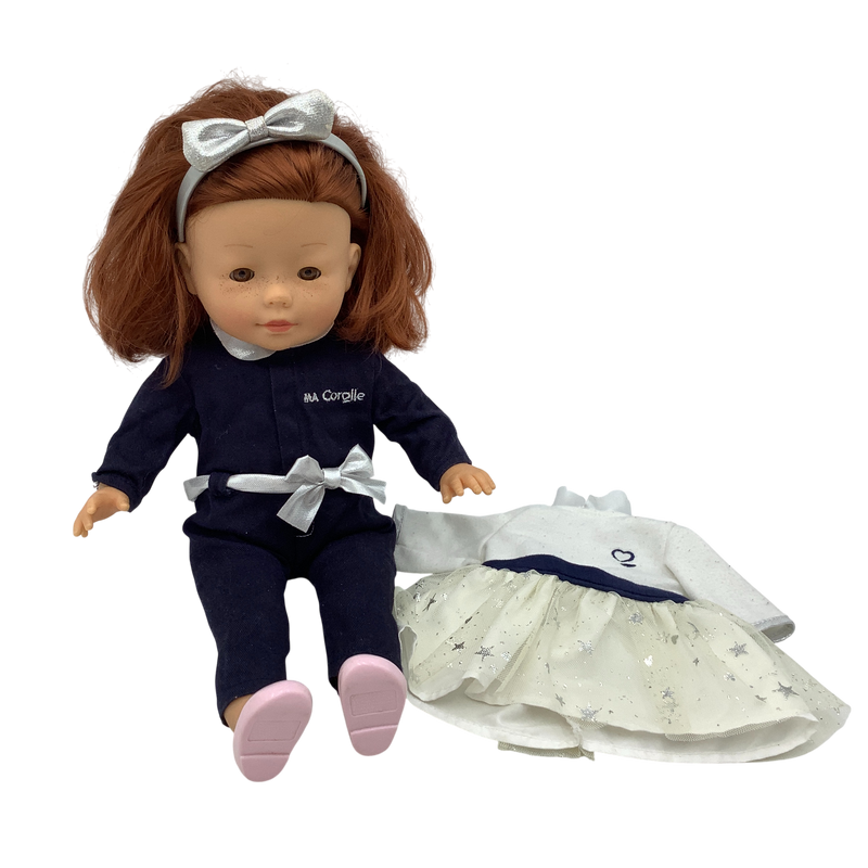 Poupon 36cm Combinaison et robe nuit étoilée