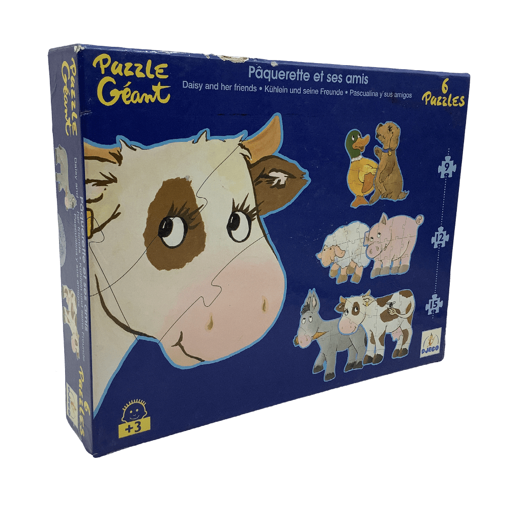 6 Puzzles 9x12x15 pièces La Ferme et ses Amis - KIDIBAM