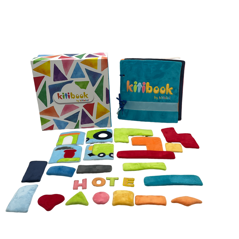 Kitibook Livre d'Éveil Montessori, Evolutif, Educatif et Personnalisable
