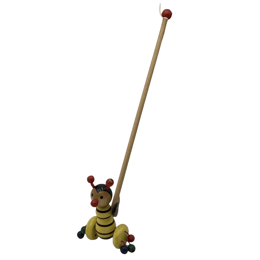 Abeille à tirer en bois 50cm - KIDIBAM