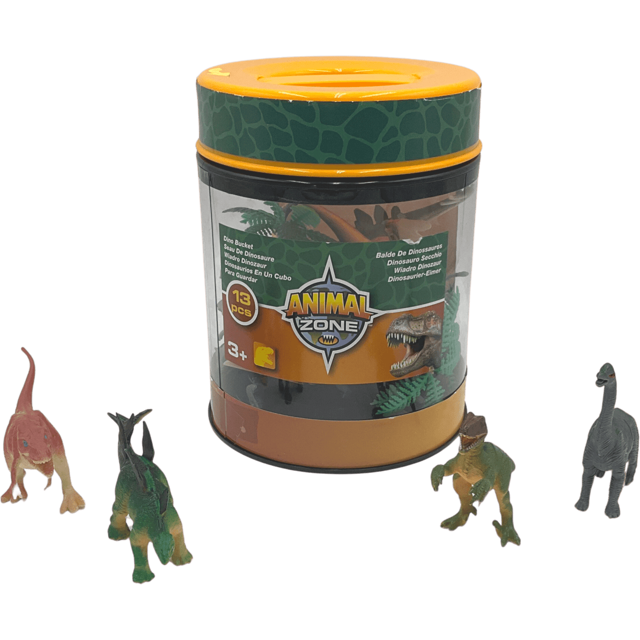 Animal Zone Seau De Dinosaures 13 pièces - KIDIBAM