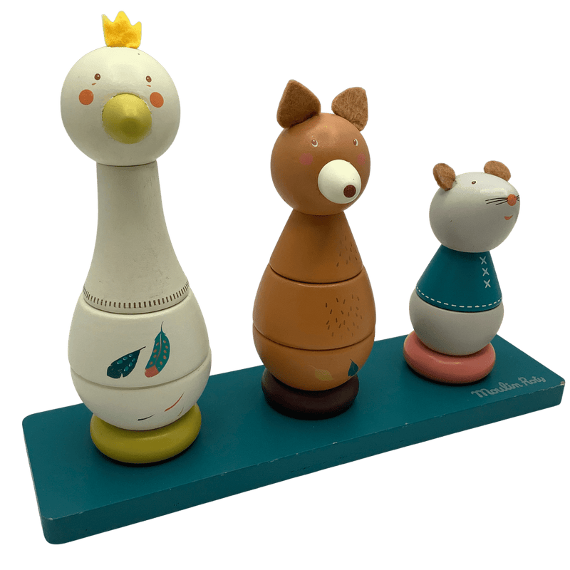 Animaux à empiler en bois - KIDIBAM