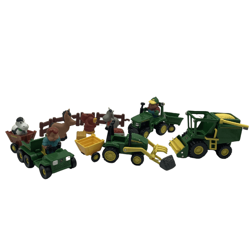 Animaux avec figurines et véhicules John Deere - KIDIBAM