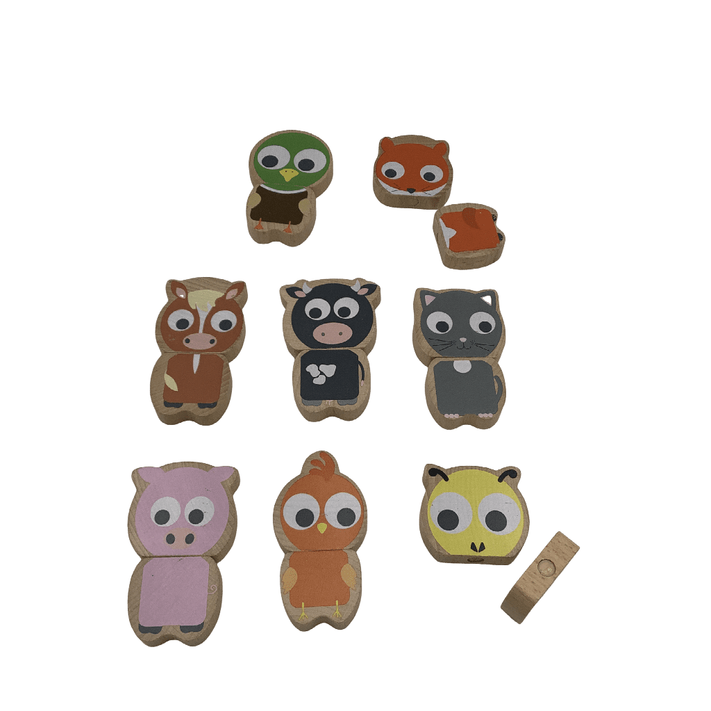 Animaux magnétiques en bois - KIDIBAM
