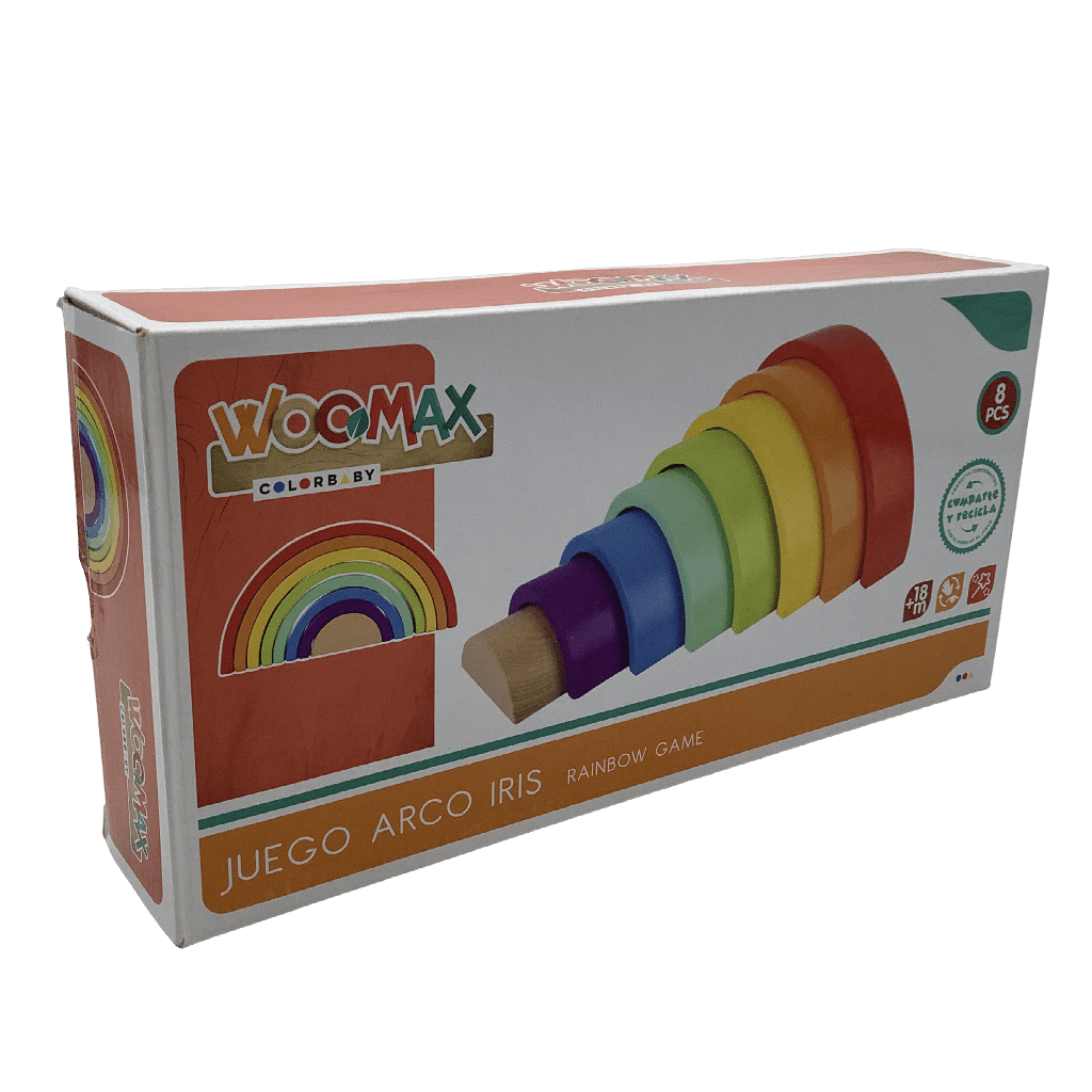 Arc - en - Ciel en Bois 8 Pièces - KIDIBAM