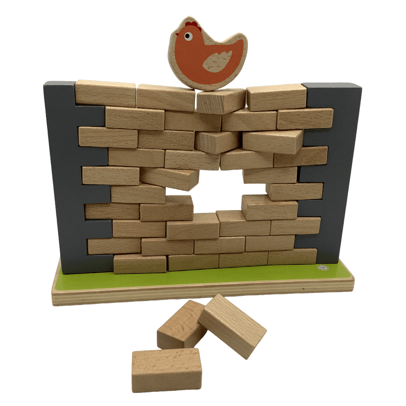 Cocoti - Une poule sur un mur
