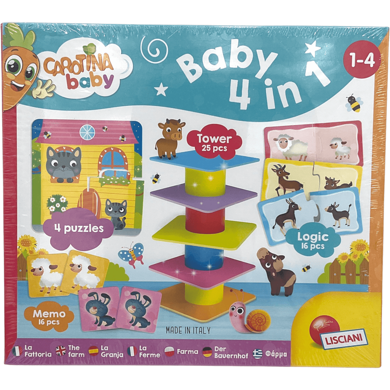 Baby 4 en 1 La ferme - KIDIBAM