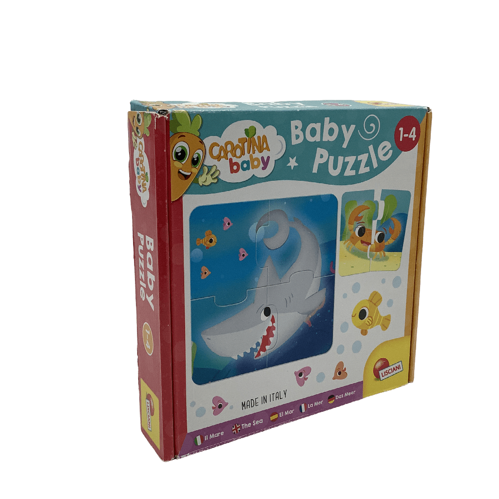 Baby Puzzle 6x4 pièces Thème Mer - KIDIBAM
