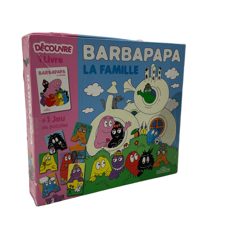 Barbapapa la Famille + 9 puzzles 2 pièces - KIDIBAM