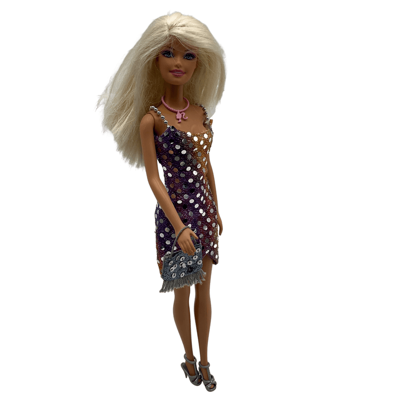 Barbie en robe de soirée pailletée - KIDIBAM