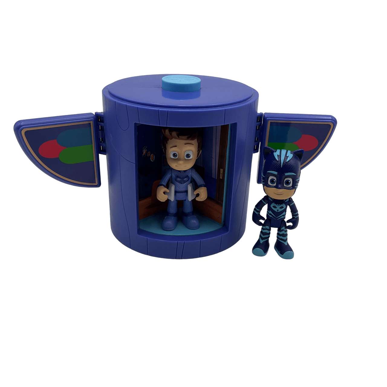 Base Tournante Pyjamasques avec figurines Yoyo et Sacha - KIDIBAM