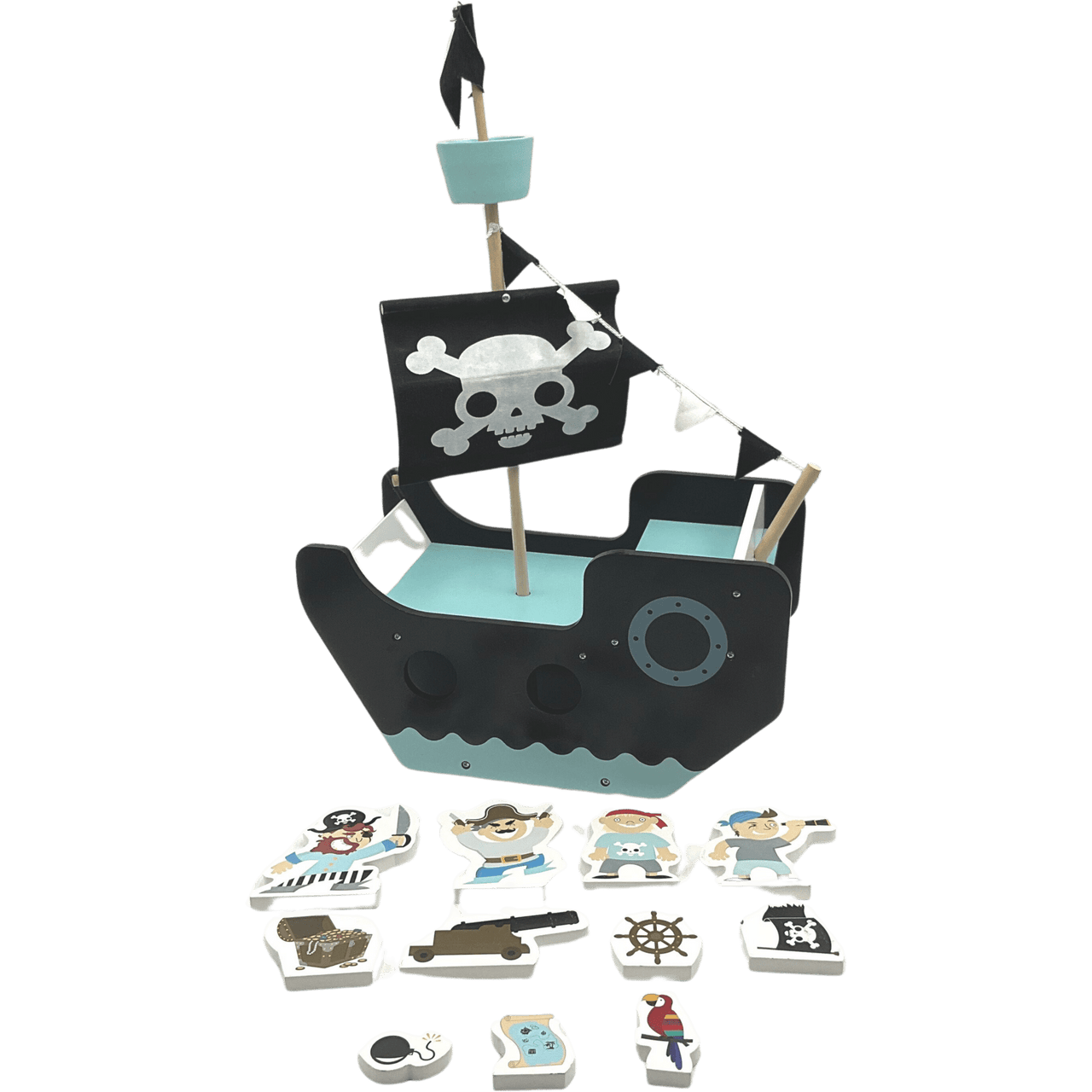 Bateau de pirate en bois - KIDIBAM