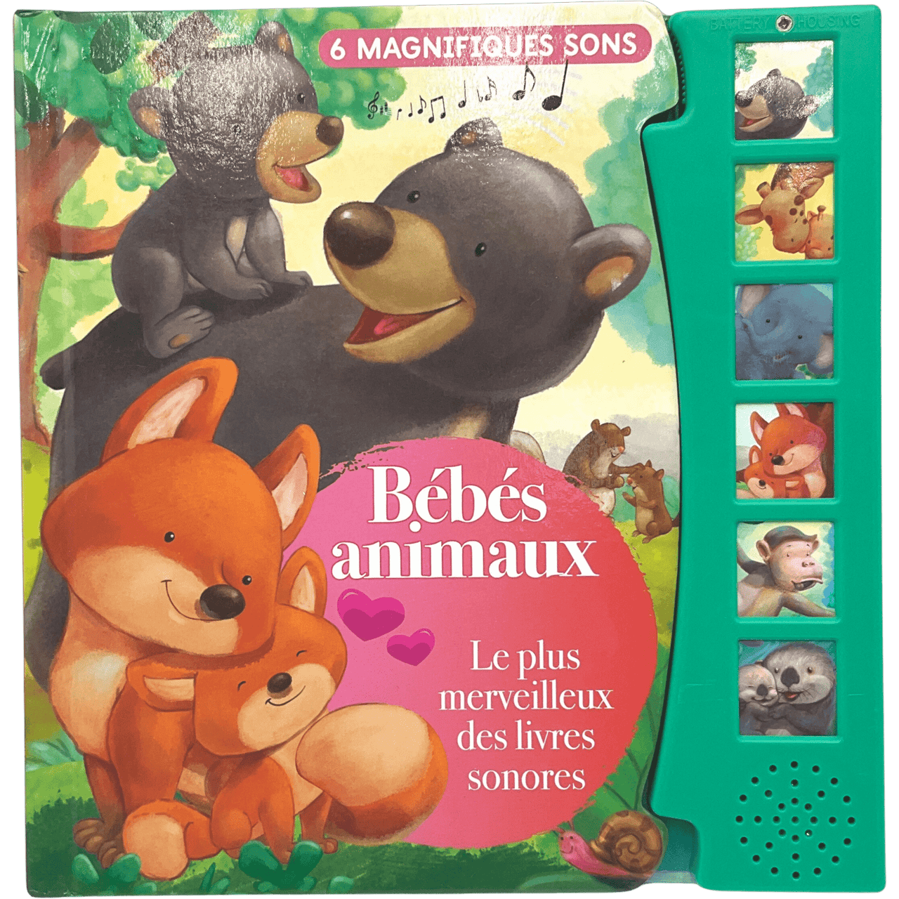 Bébés Animaux - Le Plus Merveilleux des Livres Sonores - KIDIBAM