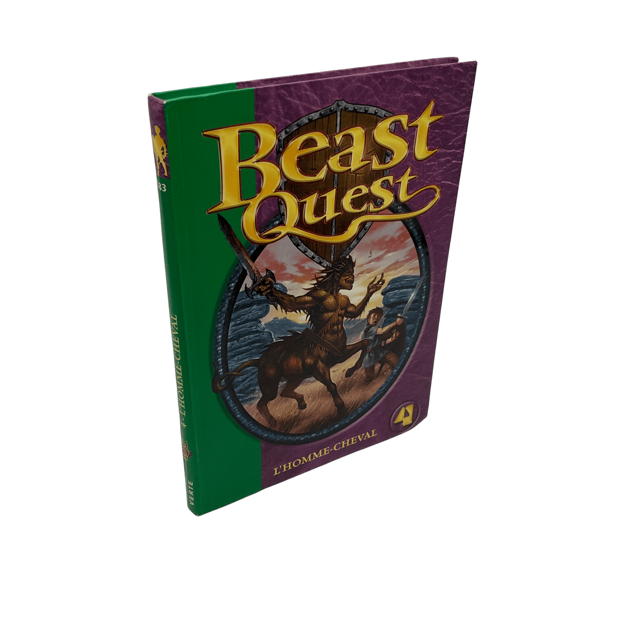 Bibliothèque verte - Beast Quest - Tome 4 - L'homme - cheval - KIDIBAM