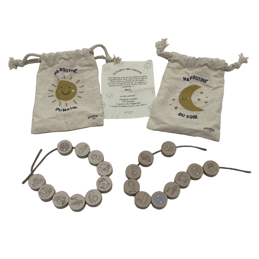 Bracelets routine du matin et du soir - KIDIBAM