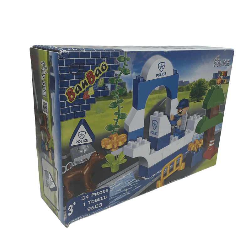 Briques et jeu de construction 34 pièces Police - KIDIBAM