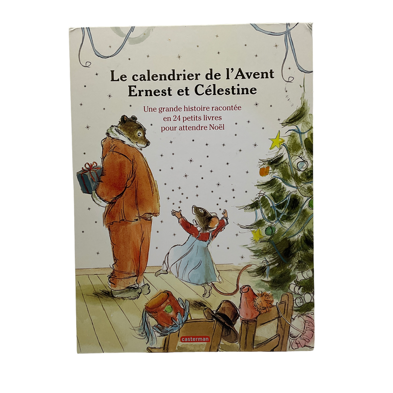 Le calendrier de l'Avent Ernest et Célestine Maxi livre 38 cm