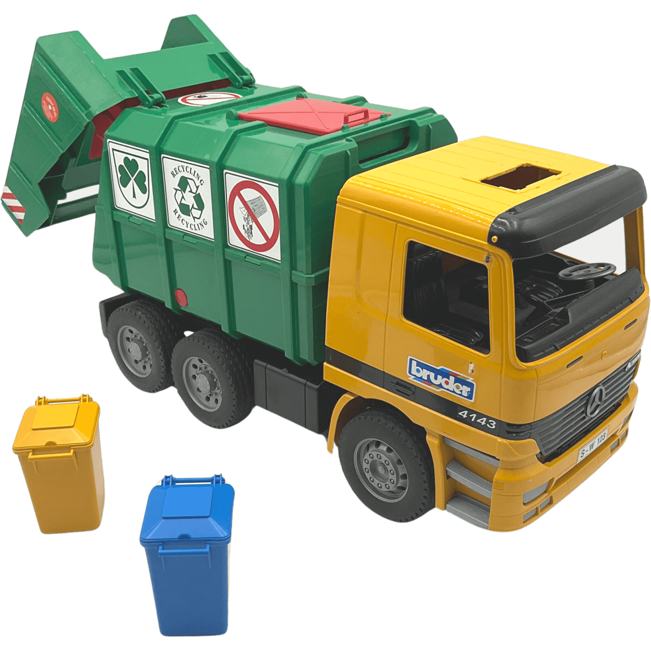 Camion poubelle Mercedes Benz Actros - KIDIBAM