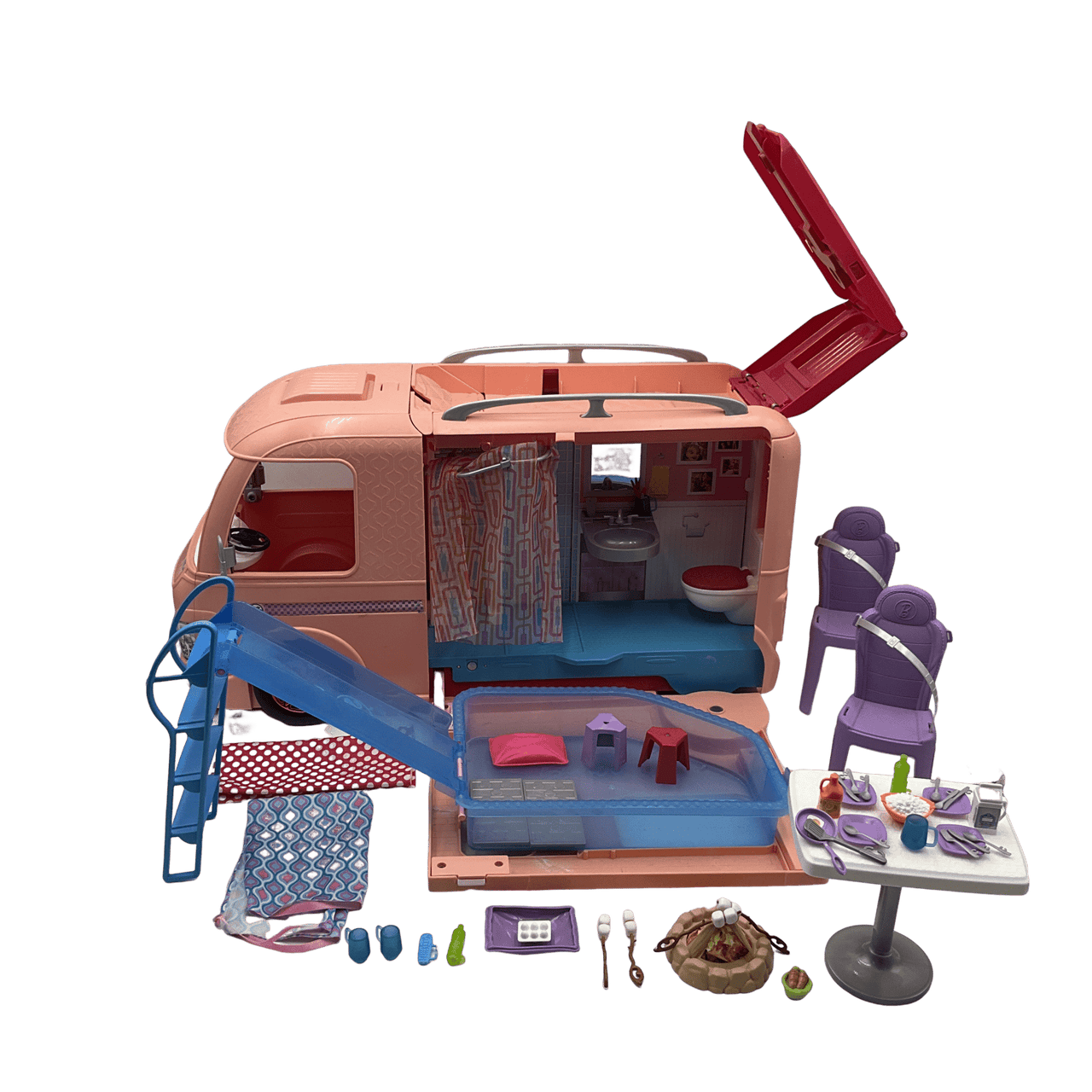Camping Car Barbie - KIDIBAM