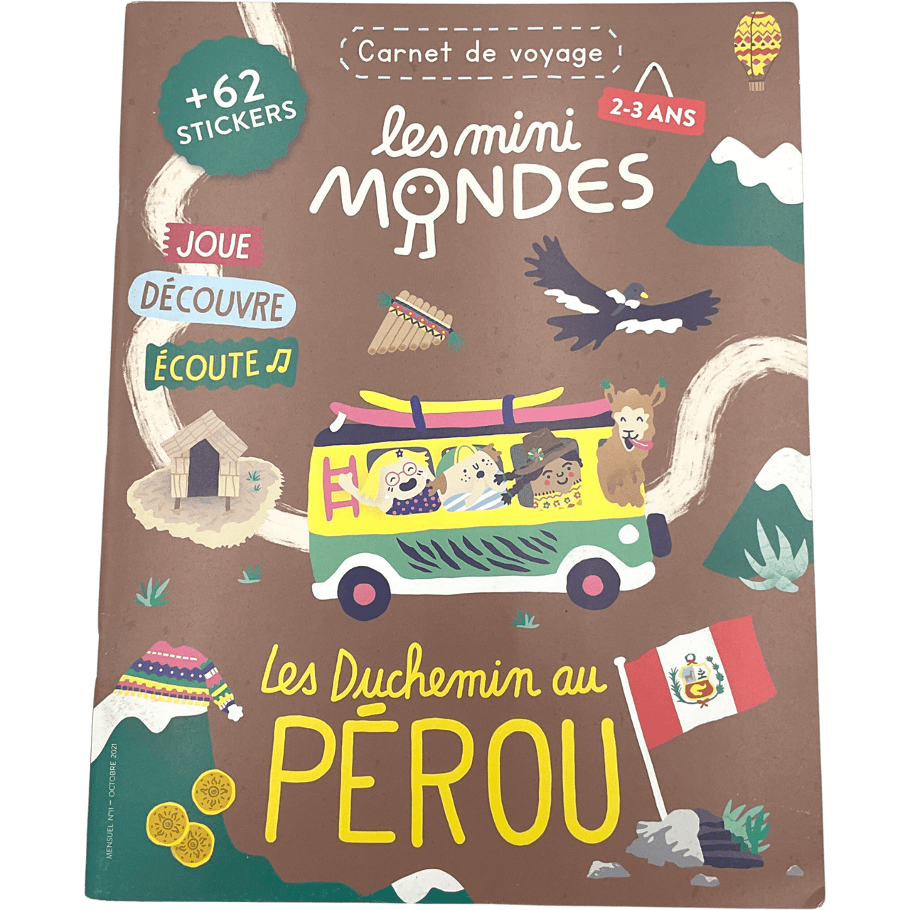 Carnet Pérou - 2 ans - KIDIBAM