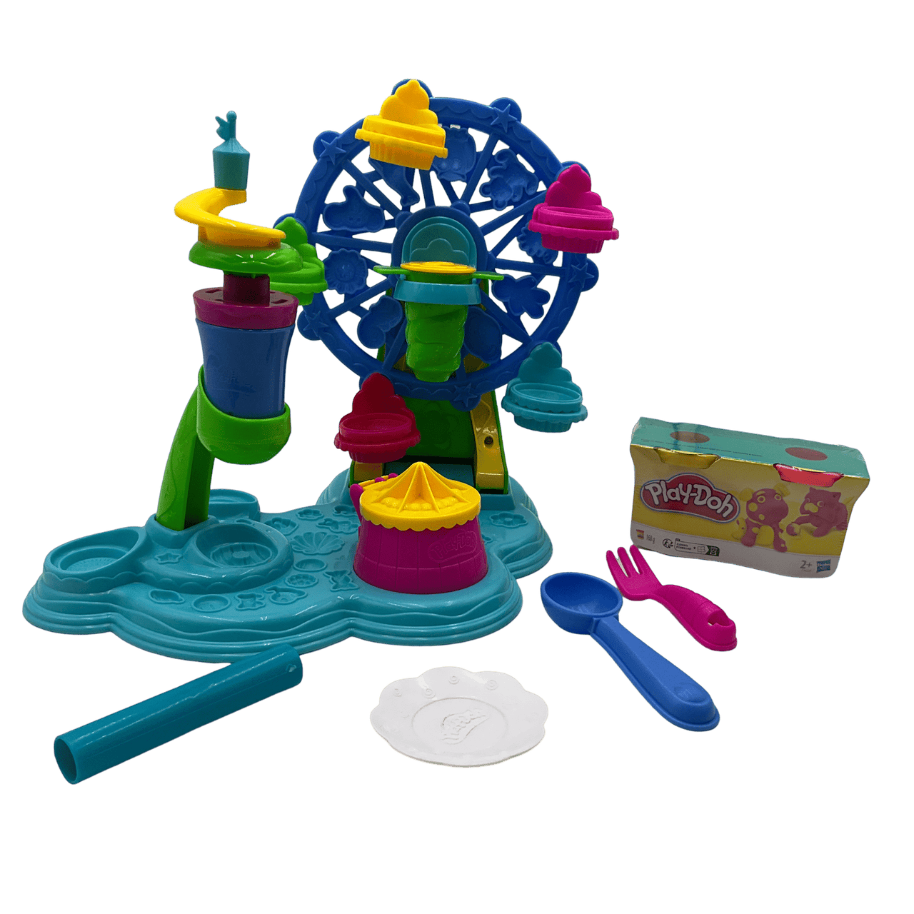 Carrousel de gâteaux avec 2 pots de pâtes à modeler Play - Doh - KIDIBAM