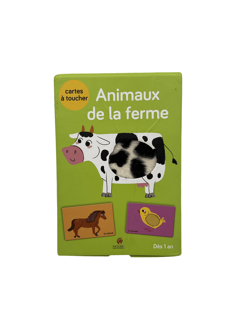 Cartes à toucher Animaux de la ferme - KIDIBAM