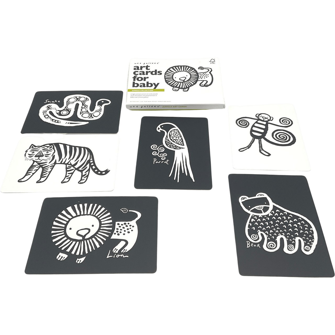 Cartes Imagier Animaux de la jungle - KIDIBAM