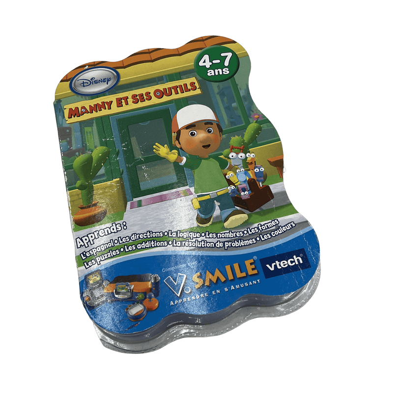 Cartouche de jeu V.smile Manny et ses outils 4 - 7 ans - KIDIBAM