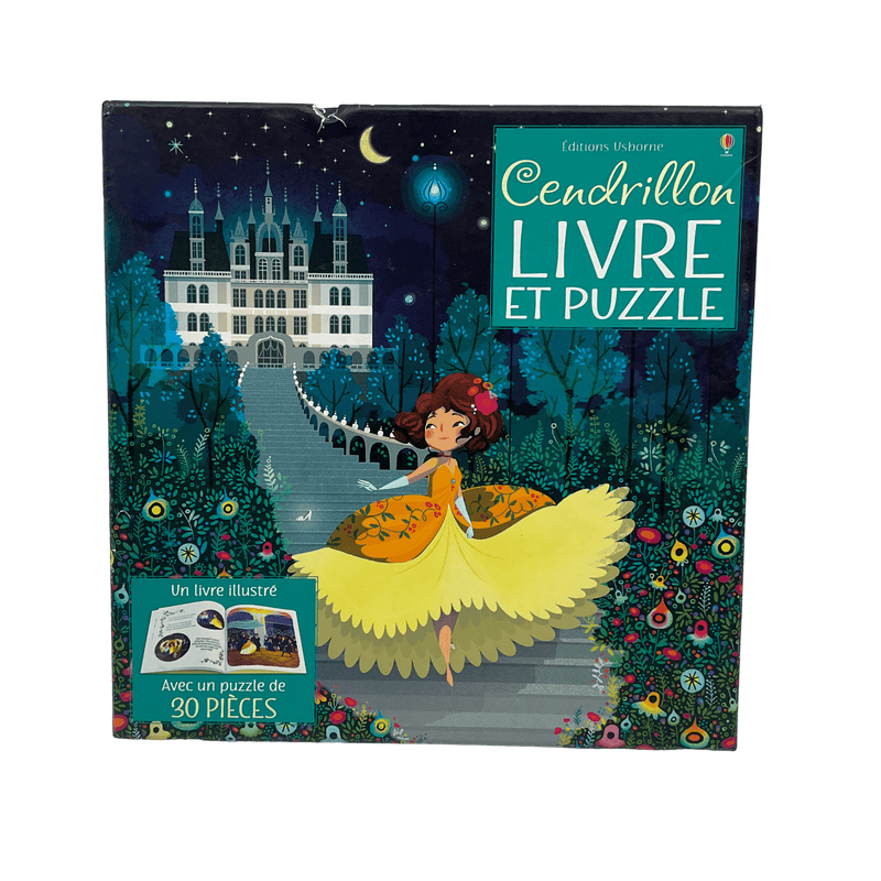 Cendrillon livre et puzzle 30 Pièces - KIDIBAM