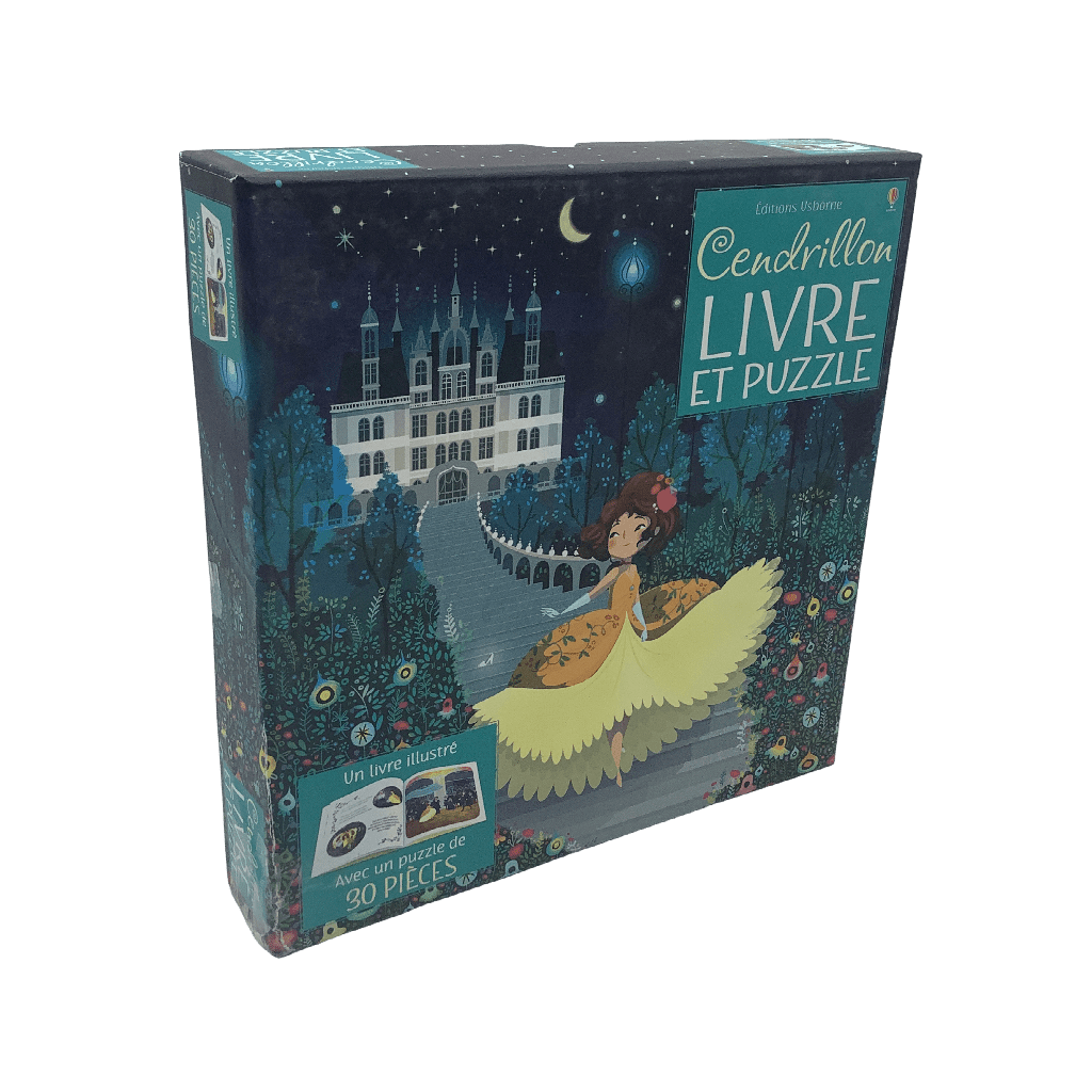 Cendrillon livre et puzzle 30 pièces - KIDIBAM
