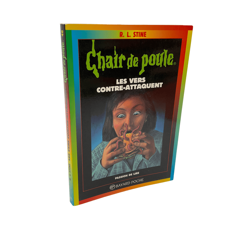 Chair de poule - Tome 40 - Les Vers Contre - attaquent - KIDIBAM