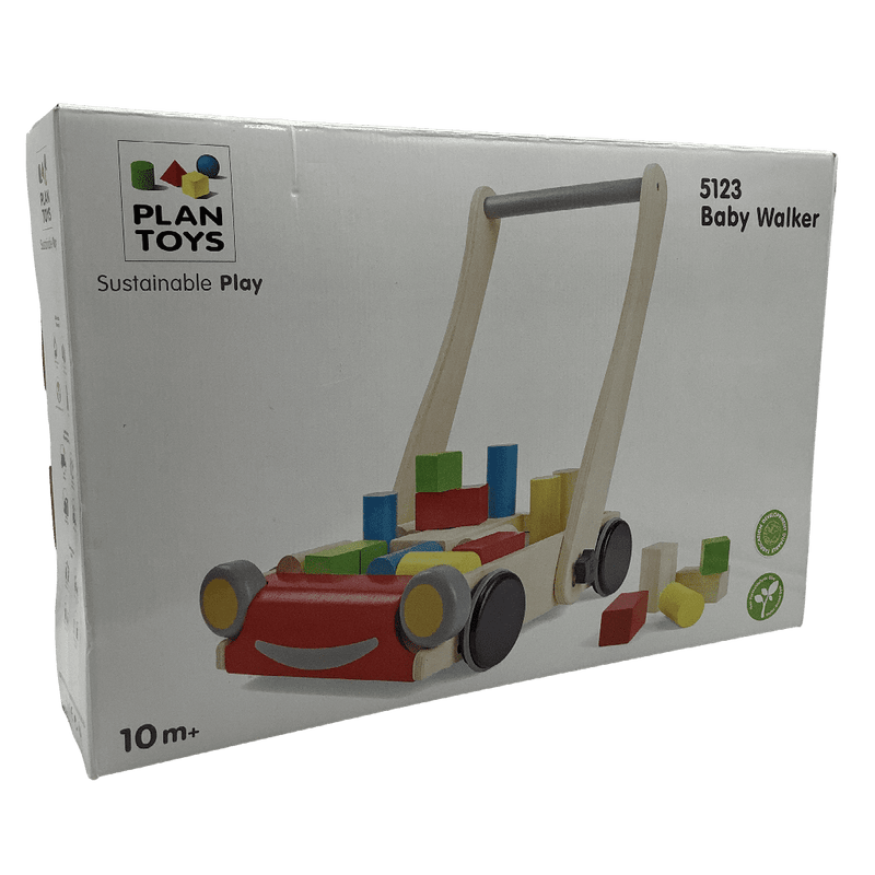 Chariot de marche avec cubes en bois - KIDIBAM