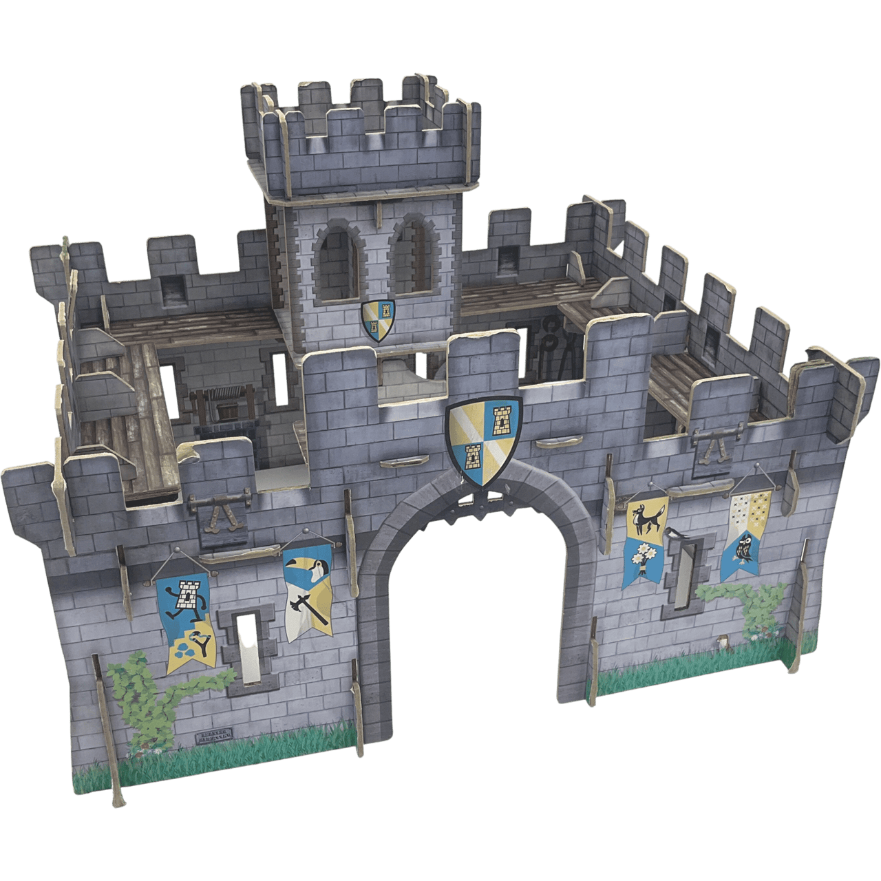 Château fort en 3D à construire - KIDIBAM