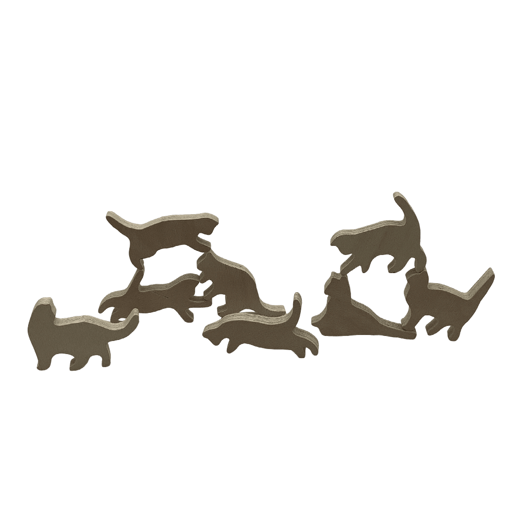 ChatsPiteau Jeu d'équilibre en bois - KIDIBAM