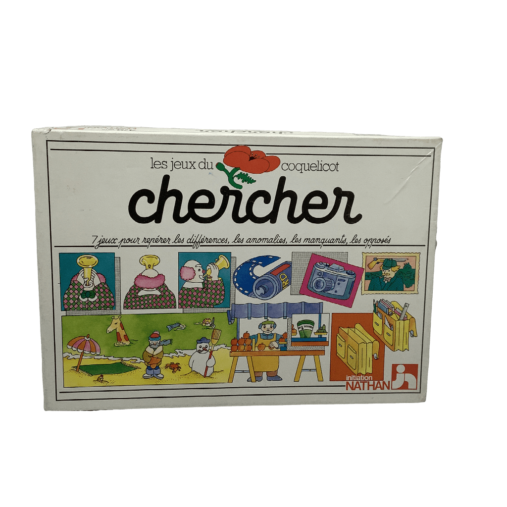 Chercher - 7 jeux pour reperer les différences, les anomalies, les manquantes, les opposés - KIDIBAM