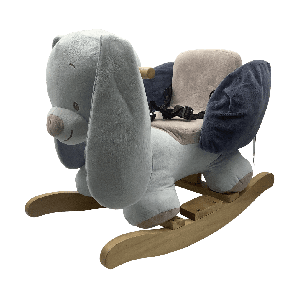 Chien à bascule en bois 60cm - KIDIBAM