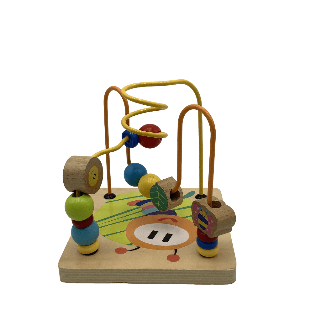 Circuit de motricité en bois avec boulier - KIDIBAM