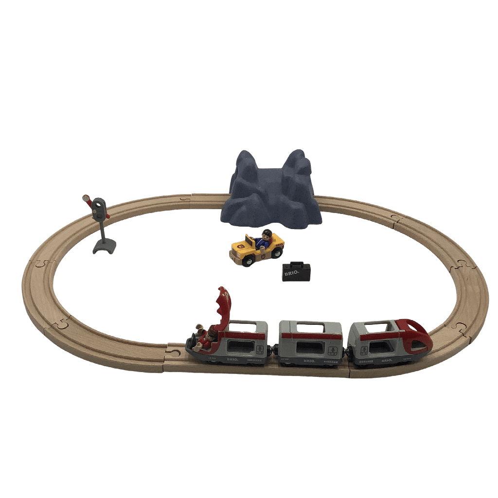 Circuit de train en bois - KIDIBAM