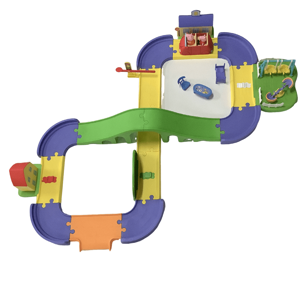 Circuit en ville sonore Peppa Pig - KIDIBAM